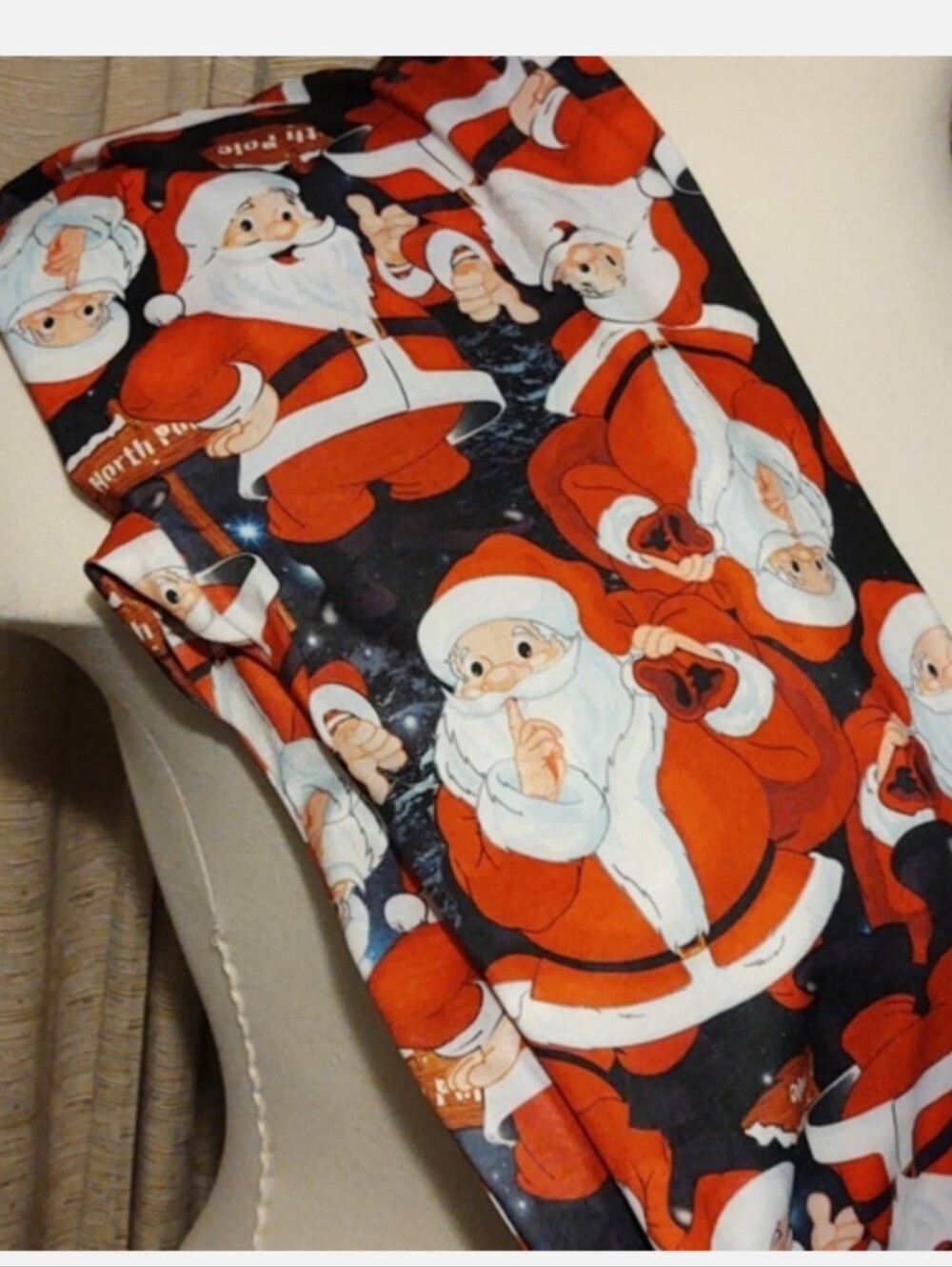 Santa Claus Leggings No Boundaries Xl 15-17